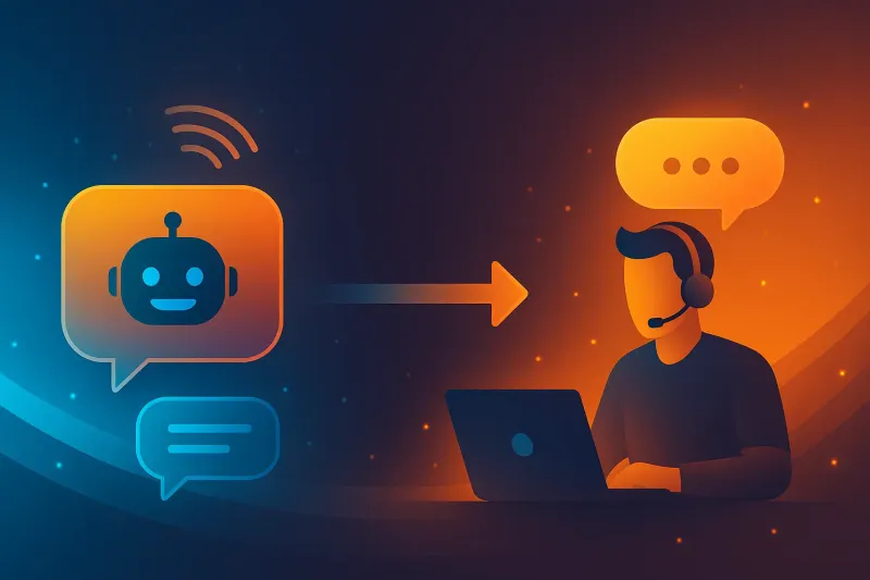 Live chat handover from NexAgent to a human support agent